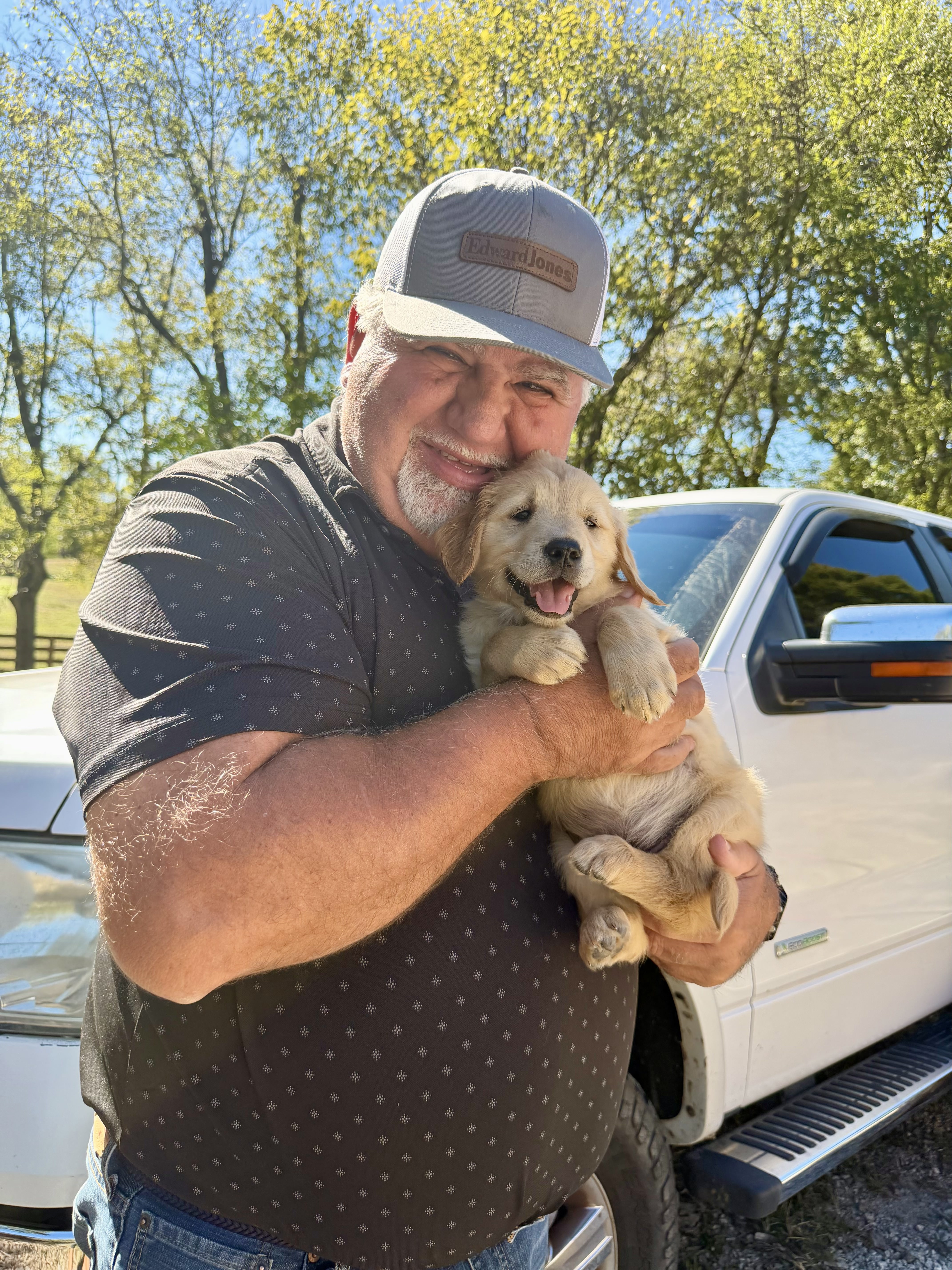 Mathew Tucker with his new family
